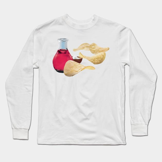 Salt And Vinegar Long Sleeve T-Shirt by JayzenDesigns